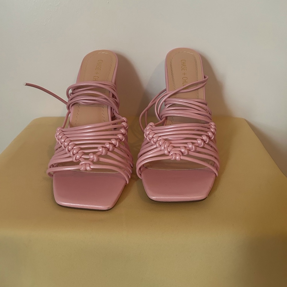 Lavender Strappy Heels and Handbag Set size 10 nwt - Picture 12 of 16